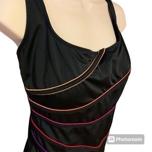 one-piece tank style bathing suit